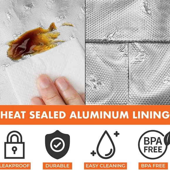 Lunch Bag for Women, Insulated Lunch Box Tote for Girls Kids Adult School Work, - Picture 7 of 7